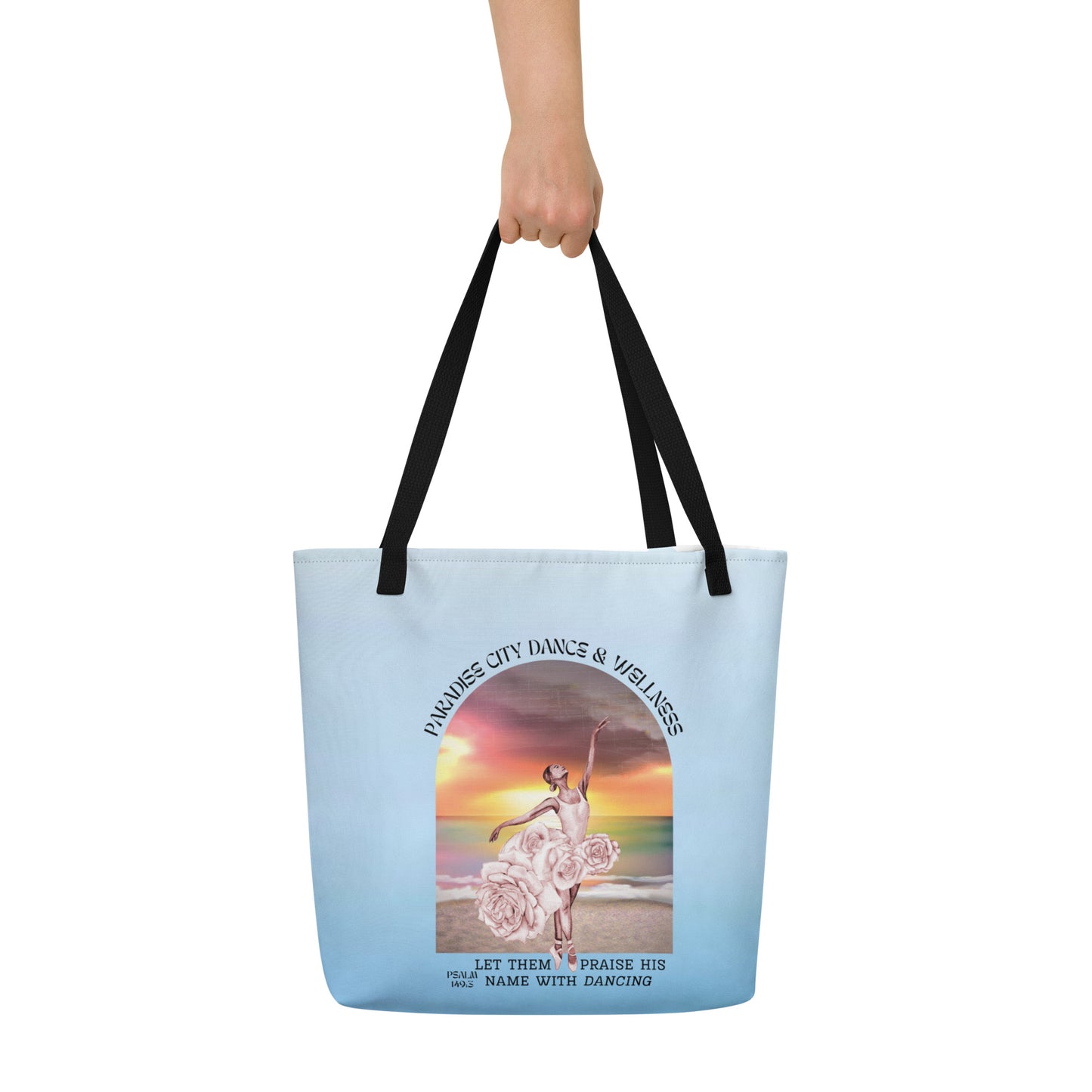 Paradise City Tote Bag with Pocket