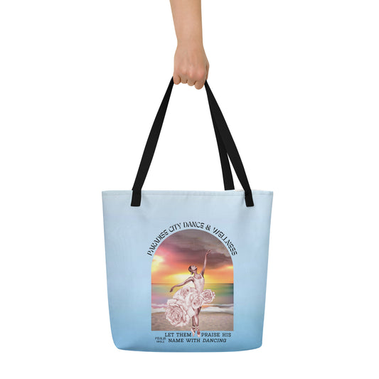 Paradise City Tote Bag with Pocket