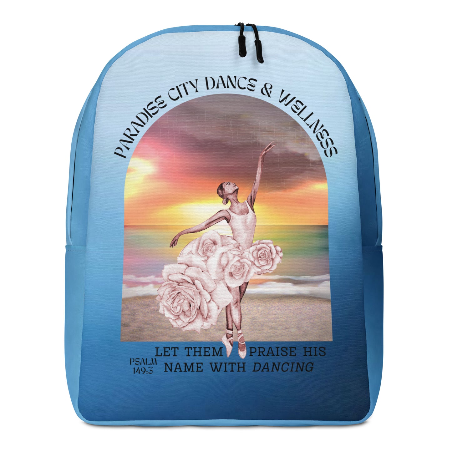 Paradise City Custom Backpack (pockets inside)