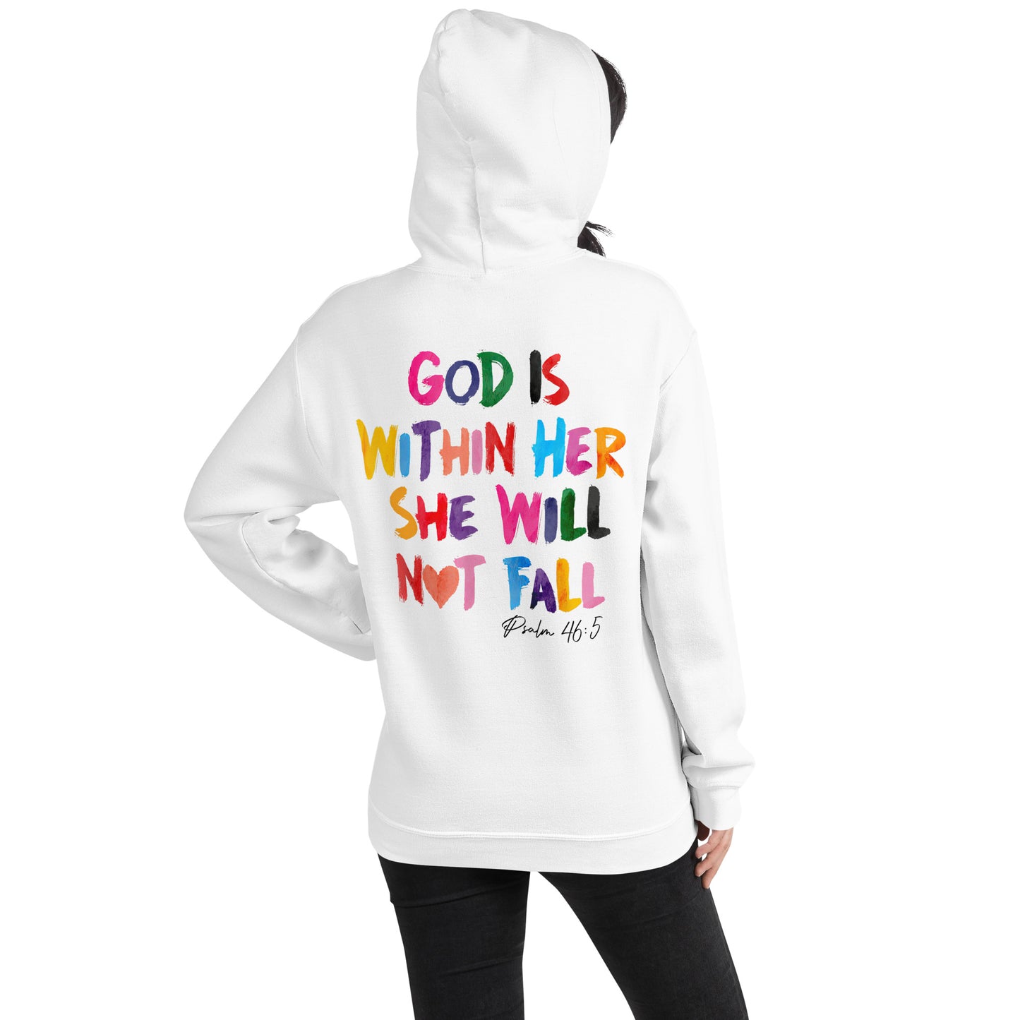 God is Within Her, She Will Not Fall | Gear Sweatshirt
