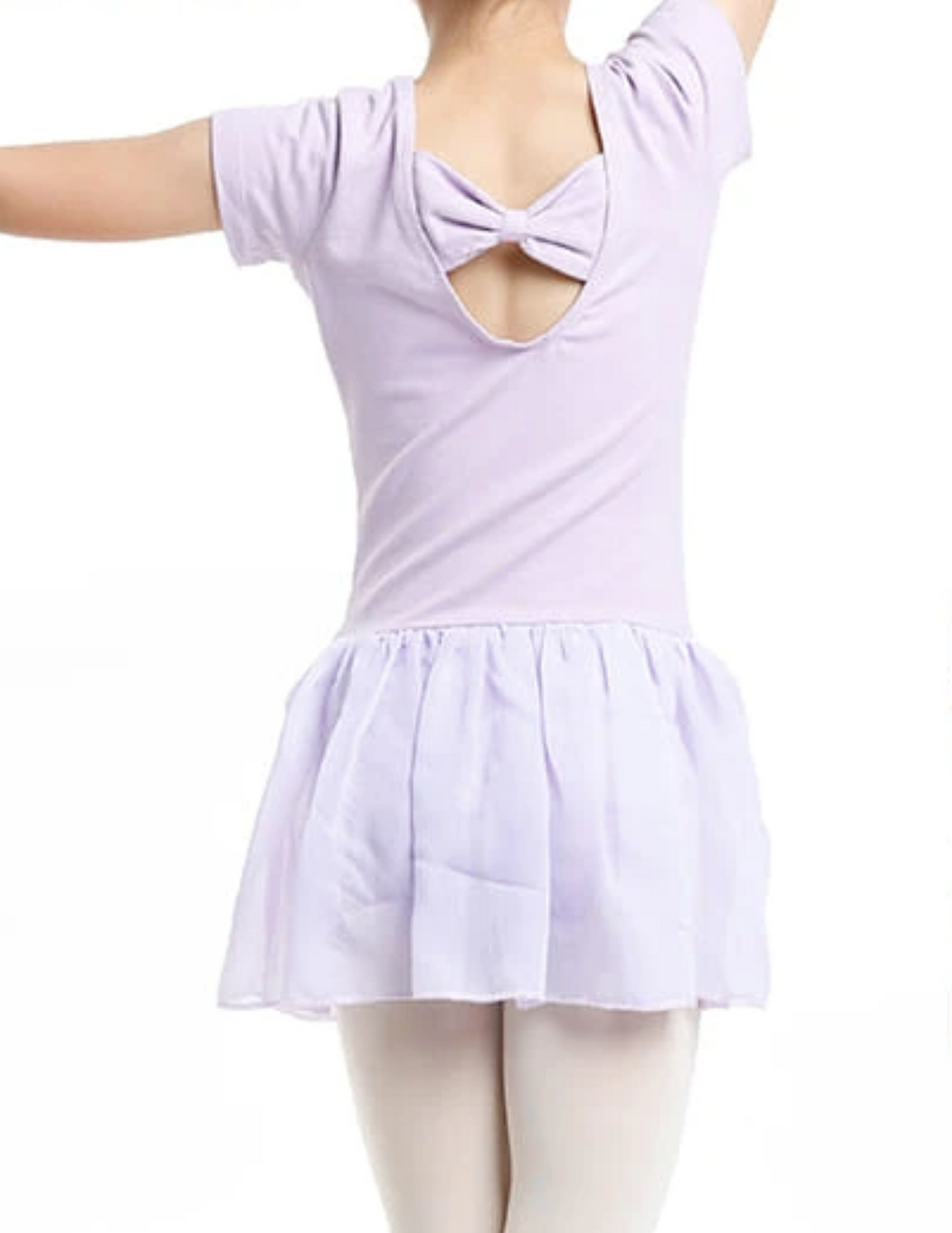 Lilac Bow Back Ballet Leo with Skirt | Ages 3-5 Ballet & Worship