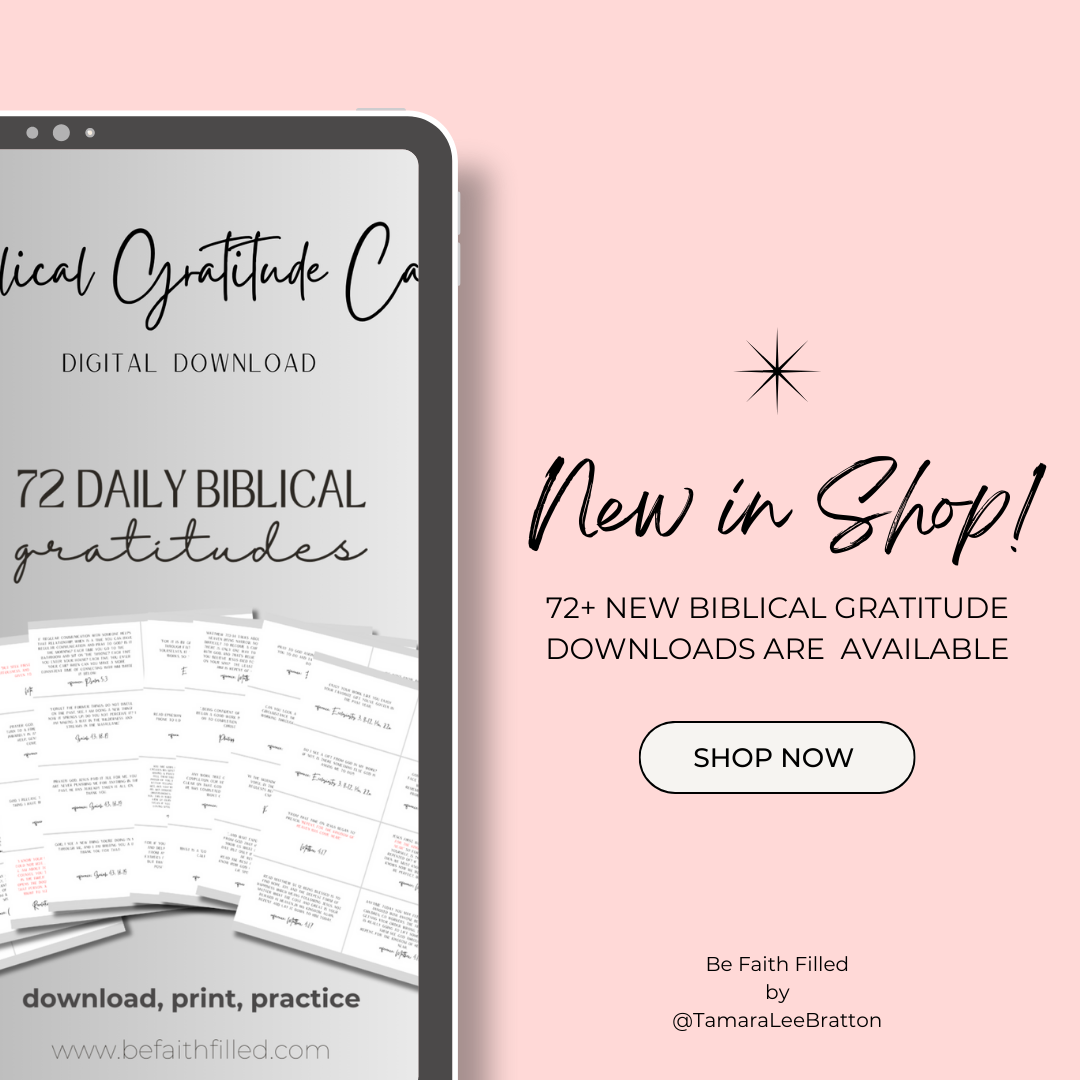 Biblical Gratitude Cards DIGITAL DOWNLOAD