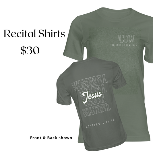 Recital "JESUS" 2024 Shirt