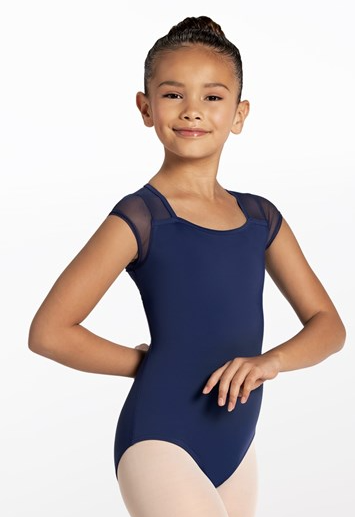 Navy Cap Sleeve Leotard | CORE Junior | Jazz & Technique Class