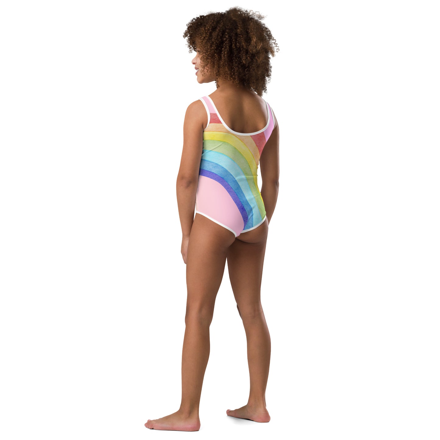 CUSTOM ORDER Rainbow Printed Swim Suit