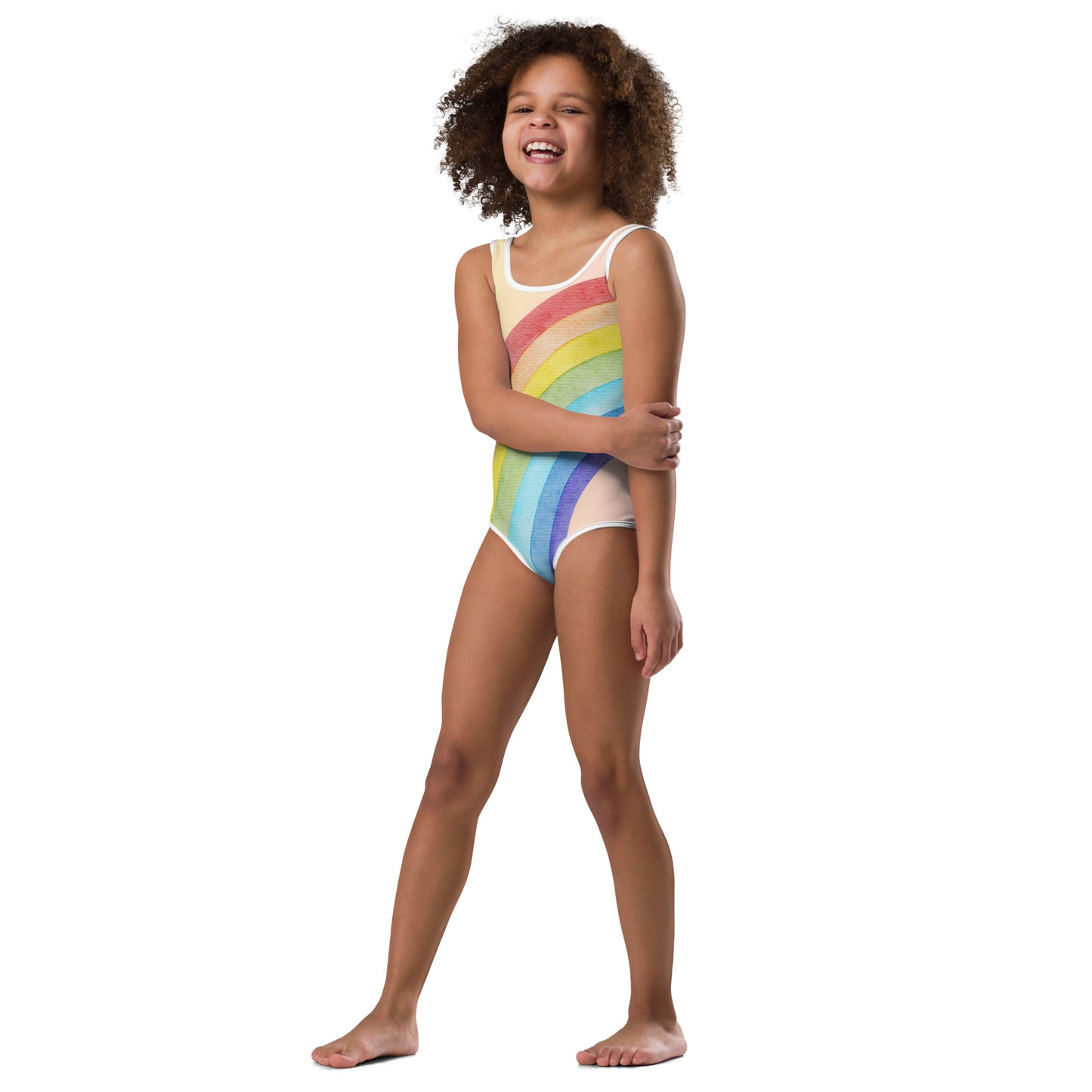 CUSTOM ORDER Rainbow Printed Swim Suit