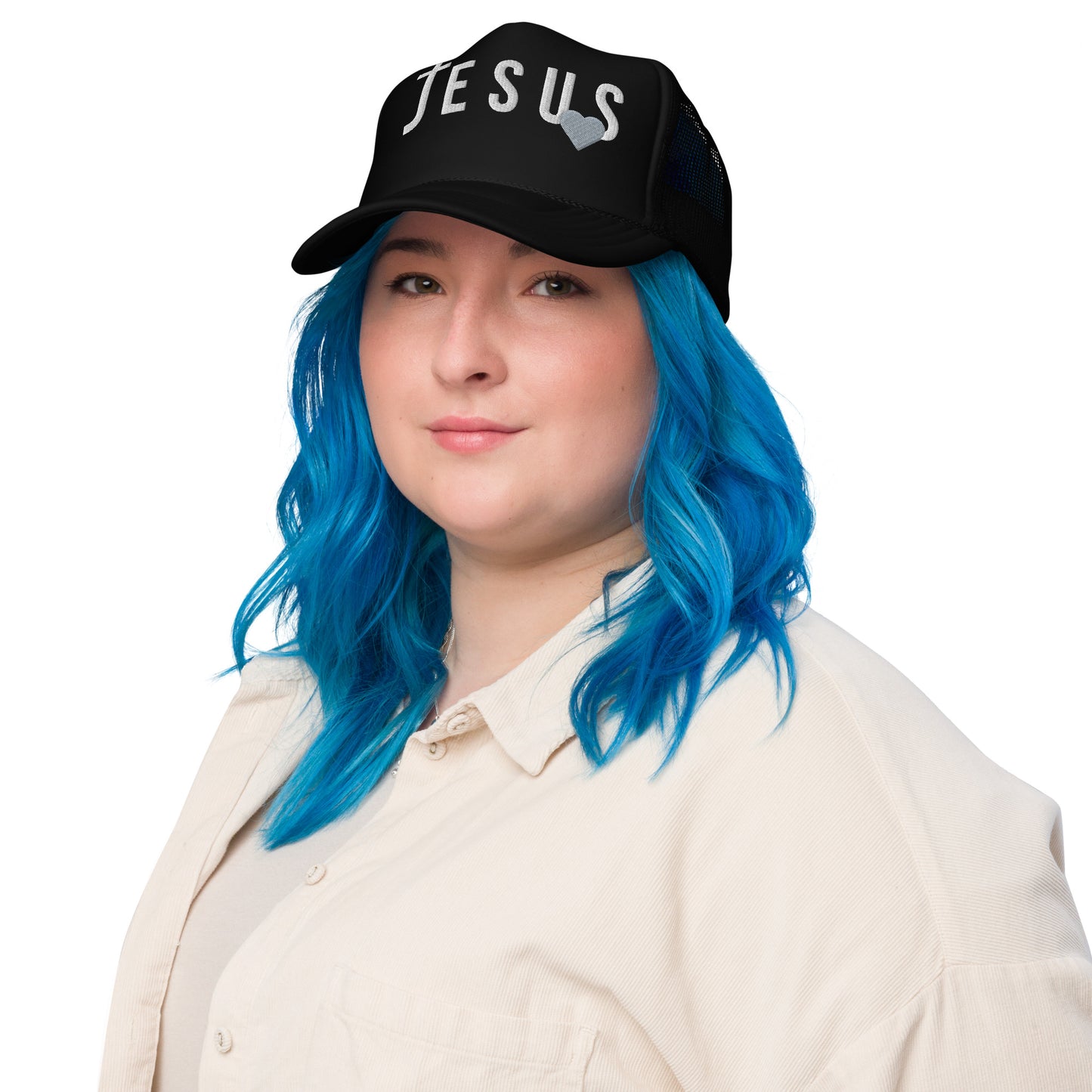 Jesus Foam trucker hat PCDW Gear