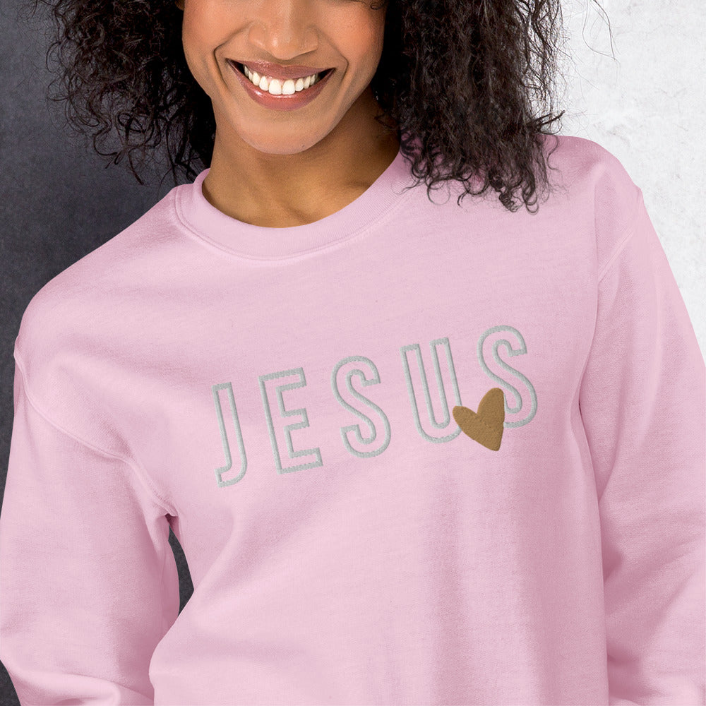 Embroidered Jesus Sweatshirt | Gear